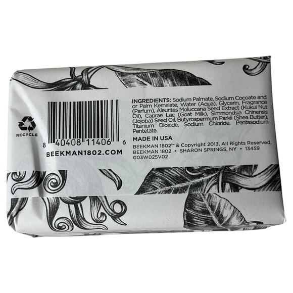 Beekman 1802 Goat Milk Soap Bar Ylang Ylang and Tuberose Size 9 Ounce Sealed - Picture 2 of 3